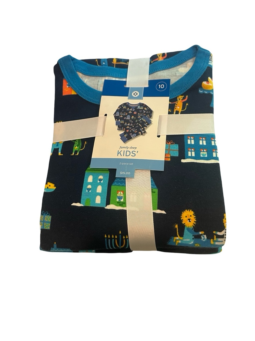 NWT Kids' Hanukkah Pajama Set- Long-Sleeve/Pants